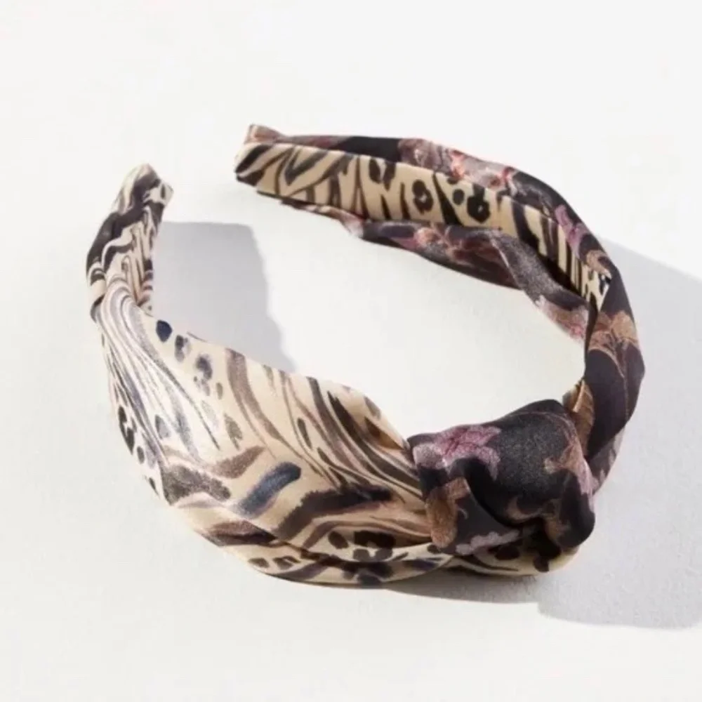 NWT Anthropologie Kachel Printed Top-Knot Headband